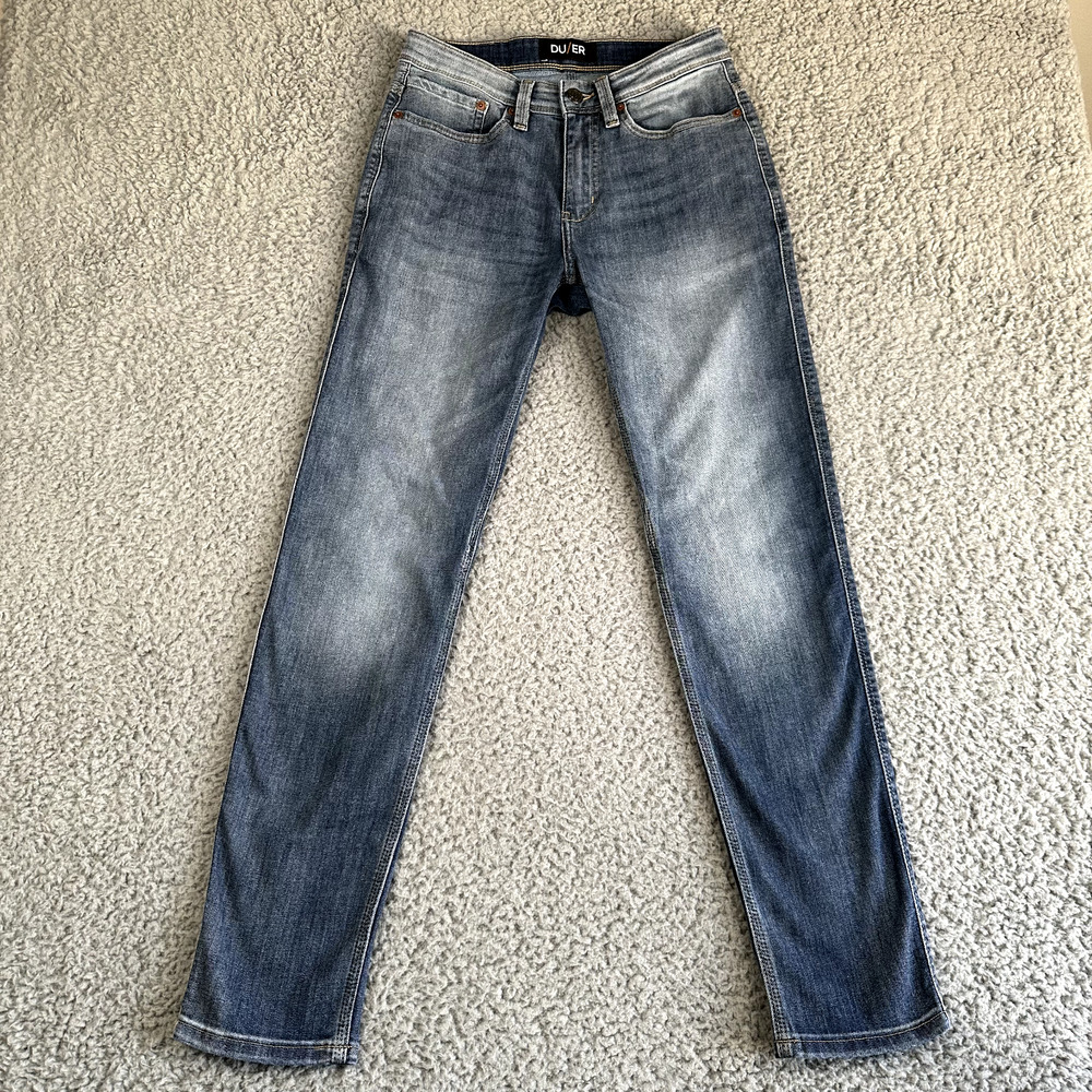 DU/ER Jeans Men's 30x32 Blue L2X Slim‎ Fit Comfort Coolmax (29x32 Actual)